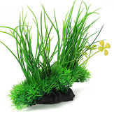 Aquarium Fish Tank Artificial Plastic Plant Green Grass Decoration